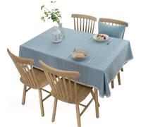 Nizisecce Rectangular Natelcloth, Couleur Pure, Conception Simple, étanche, résistante aux Taches, pour la Table d'accueil, pour Le Camping, Tissu Polyester Durable, décor de