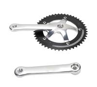 NIZUUONE 48T CRANKSET CRANKSET ALIME Alliage Alliage SEMPLE Fixer BICYLET avec Conception de Trous Carrés pour Une Instruction Easy Easy