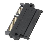 NIZUUONE Adaptateur de Disque Dur SAS Toport, Convertisseur SFF - 8482, Coque en Plastique Noir avec Prise et Jeu Facile pour Motherboardport (Direct (10310 (Direct (10310))