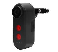 NIZUUONE Caméra de Vélo 1080p, avec Feu Arrière, Objectif Grand Angle 140°, Batterie 5000 MAh, Enregistrement en Boucle IPX6, pour Vélos électriques de Montagne et de Route, sécurité (64G)