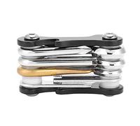 NIZUUONE Key Compacte 8 en 1 pour la Réparation des équipements de Plongée, L'outil de clé Allen Repliant Lors de la Maintenance en Acier Inoxydable, Léger et Ordinateur Portable