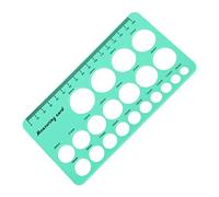 NIZUUONE Outils de Mesure de Mamelon en Silicone Doux pour Trouver une Bride Adéquate D'extraction du Lait, Comprend un Ruban Souple de 1,5 M, une Aide à la Récupération Post-partum (GREEN)