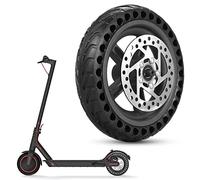 NIZUUONE Pneu à Scooter électrique de 8,5 Pouces à l'épreuve des Pneus Solide à l'épreuve des Solide avec Un Moyeu de Roue en Alliage en Aluminium High Elastic Rubber pour M365 E-Scooter