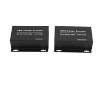 NIZUUONE USB RJ45 Extender 480 Mbps Transmission Longue Distance pour Les Systèmes D'éducation Informatique Domestiques (Prise UE)