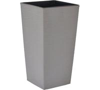 Siena Garden NIZZA GROOVE LA834-27 Bac à plantes polypropylène gris
