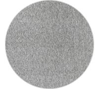 Nizza tapis poils court bouclé rond Ø 160cm gris clair