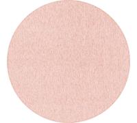 Nizza tapis poils court bouclé rond Ø 200cm rose