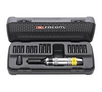 Facom Tournevis à frapper Série NJ.262 – 16 outils, embouts Pozidriv, Philips, à fente et Torx