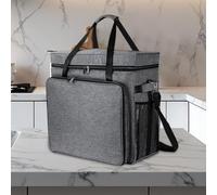 Nj Fs301c / Fs301 / Fs299 Modèles - Sac de rangement de voyage en tissu Oxford avec pochette pour accessoires - Poches latérales en maille filet - Sangle renforcée - Noir