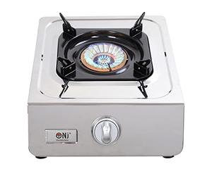 NJ NSD-11 Réchaud gaz Portable - Table de cuisson a gaz GPL en Acier Inoxydable pour Caravane 3,8 kW