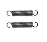 NJ-SPRING, 2pcs Ressort de tension avec des crochets Diamètre fil de 1,5 mm en acier petite extension ressort extérieur Diamètre 15 mm Longueur 40-100mm (Taille : 1.5 x 15 x 100mm)