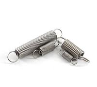 NJ-SPRING, 5pcs ressorts avec crochets d'extension en acier inoxydable Petit Ressort de tension 1.2mm d'épaisseur Ressorts extension longue (Taille : 1.2x12x40mm)