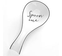 NJCharms Ceramic Spoon Rest for Stove Top, Porcelain Spoon Holder, Large Utensil Rest for Kitchen Counter, Spoon Rest for Spoon, Ladle, Spatula, Modern Farmhouse Kitchen Decor, 1 Pc