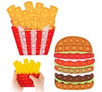 NJCXOLA 2 Pack Pop Fidget It Toy | Popit Jeux Pas Cher | Poppit Jouets Anti Stress pour la Concentration et Le Calme | anti stress enfant