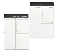 NJCXOLA 2 Pièces To Do List Notepad: 50 feuilles par livre (5.0" x 3.4"), To Do List Bloc Note, Daily To Do List Carnet For Day-to-Day Activities/Task Scheduling | Work, Grocery Shopping Lists, etc