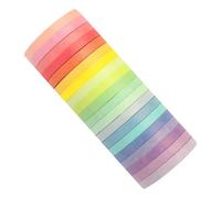 NJCXOLA 20 masking tape,Basic monochrome 20 couleurs diy ruban manuel décoratif(5m*5mm)