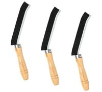 NJCXOLA 3 Pièces Brosse à Joints, Brosse de Nettoyage des Interstices à Poils Durs, Brosse Joint Carrelage, Petite Brosse de Nettoyage pour Toilettes, Salle de Bain, Maison, Baignoire, Évier, Fenêtres