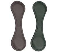 NJCXOLA Lot De 2 Marque-Pages MagnéTiques En Cuir RéTro Vintage Faits à La Main, Accessoires De Lecture Mignons, DéCoration Papeterie, Pour éTudiant Famille Ami éCole Cadeau(Vert + Gris)