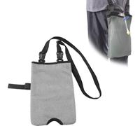 NJCXOLA Support de Sac de Jambe, Sacs de Cathéter avec Valve, Support de Sac de Drainage Urinaire, Housse de Sac de Sathéter Dissimulée de avec Sangle Réglable et Fente Invisible - Gris