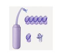 NJDQFA Bidet Portable De Voyage,500 ML,Double Buse Remplaçable,Nettoyage Frontal Et Arrière,Douchette WC Portable pour Hygiène Féminine,Grossesse Et Menstruation,B
