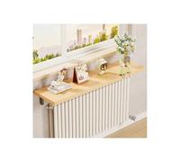 NJDQFA Etagère De Radiateur en Bois, À Percer, Cache-Radiateur Universel, Cloison Décorative Au Dessus, Adaptée Aux Bureaux, Chambres Et Salons,1original Wood,B 60cm/23.6″