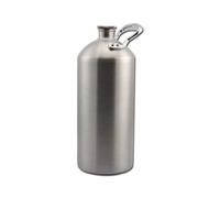 NJDQFA Mini Keg Growler, Portable Baril De Bière en Acier Inoxydable, avec poignées, Fût de bière de Bar, pour la bière Maison, l'artisanat,[b] 3.6l/1gallon