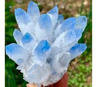 NJFSWNXOR Échantillon de minerai de cristal de quartz fantôme bleu (taille : 500-550 g)