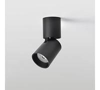 NJFTVEEFI Adjustable LED Ceiling Spotlight Indoor Ceiling Spot Light 90°+360° Rotation Ceiling Lamp, 9W Directional Spotlights Aent Lamps, Aluminum Ceiling/Wall Swivel Lights(Svart4000k)