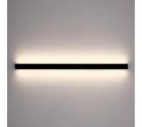 NJFTVEEFI Black Linear Wall Sconce LED Wall Light Fixture Minimalist Wall Lamp Living Room Wall Lighting Indoor Wall Wash Lights for Bedroom Hallway Restaurant Office Lamps(4000K,80cm)