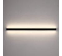NJFTVEEFI Black Linear Wall Sconce LED Wall Light Fixture Minimalist Wall Lamp Living Room Wall Lighting Indoor Wall Wash Lights for Bedroom Hallway Restaurant Office Lamps(4000K,120cm)