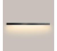 NJFTVEEFI LED Black Wall Sconce Lamp Linear Strip Wall Light Fixture Long Wall Mount Lighting Fixture Minimalist Wall Sconces Indoor Wall Wash Lights for Living Room Bedroom Hallway(3000K,120cm)