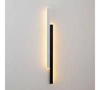NJFTVEEFI LED Wall Sconce Linear Strip Wall Sconces Lamp Modern Vanity Wall Light Long Strip Wall Mount Lighting Fixture Indoor Wall Wash Lights for Living Room Dresser Mirror 3 Color Mode(100cm)