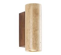 NJFTVEEFI Mid Century Modern Marble Wall Sconce | Natural Stone Indoor Wall Light | Vintage Rustic Farmhouse Bedside Lamp for Bedroom Living Room(Height 23cm)