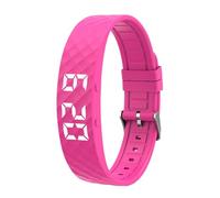 Njidher Bracelet Réveil Vibrant Bracelet D'alarme Vibrant Silencieux avec 8 Alarmes Quotidiennes Alarme Vibrante Silencieuse avec Affichage Lumineux LED pour Qui Est avec Partenaire/Nouveau-né/Enfant