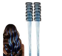 Njidher Clip à Cheveux Pailleté,12 Pièces Accessoires Pailletés 50cm Étincelants - Décoration Capillaire Tendance | pour Fête Cosplay Festival Anniversaire Quotidien Vacances Célébration
