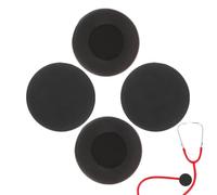 Njidher Housse de cloche de stéthoscope,4 Pièces Protection de Pavillon de Remplacement - Caches en Silicone pour Diaphragme de Stéthoscope,pour Médecins, Infirmières, Hôpital, Domicile, Extérieur