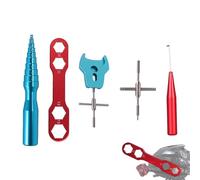 Njidher Kit de réparation pour moulinet de pêche | Accessoires d'entretien pour équipement de pêche | Outil de démontage de moulinet de moulinet | Pour pêche compétition, atelier, pêcheur, eau salée