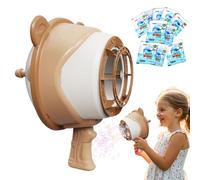 Njidher Machine à Bulles pour | Machine à Bulles en Mousse pour fêtes - Jouets d'été à Vent pour Jeux en Plein air avec Solution pour garçons et Filles, favoris pour