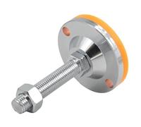 NJIEzhao 1 Pied réglable Robuste avec vis et Base en Acier Fond Caoutchouc M8 M10 M12 M14 M16 for Pieds de nivellement Meubles Pied Meuble reglable(D40xM8x50)