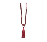 NJIEzhao 1PC Curain Tiebacks with Tassel Curtain Clips Rope Tie Backs Holdbacks Home Accessories Decorative Embrasses en Corde pour Rideaux(Red)
