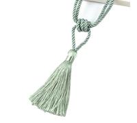NJIEzhao 1PC Curain Tiebacks with Tassel Curtain Clips Rope Tie Backs Holdbacks Home Accessories Decorative Embrasses en Corde pour Rideaux(Light Blue)