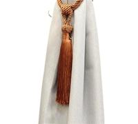 NJIEzhao 1Pc Weave Tassel Curtain Tieback Rope DIY Simple Hanging Ball Tie Backs Holdbacks Home Decorative Embrasses en Corde pour Rideaux(Orange)