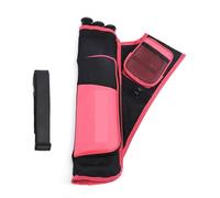 NJIEzhao Carquois de tir à l'arc Carquois de tir à l'arc 3 Tubes, Support de flèches, Portable, arrière, Main Droite, Main Gauche for Le tir à l'arc(Pink LH 1pc)