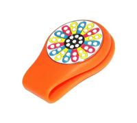 NJIEzhao Clip pour Chapeau De Golf Clip for Chapeau de Golf, marqueur Balle, Pinces magnétiques for, Marque Joueur, Accessoire détachable for(Orange)