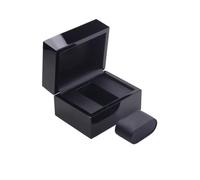 NJIEzhao Coffret à Montres Bois Massif Boîte de Montre en Cuir PU, intérieur spécial Bois, Surface Lisse, Cadeau Bijoux for Hommes et Femmes