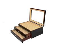 NJIEzhao Coffret de rangement et présentoir en bois laqué for stylos-plumes (capacité : 12/23/34/78 stylos) rangement feutre(Color 1)
