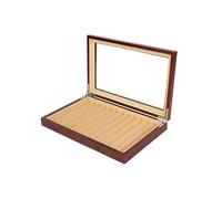 NJIEzhao Coffret de rangement et présentoir en bois laqué for stylos-plumes (capacité : 12/23/34/78 stylos) rangement feutre(WHITE)