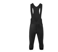 NJIEzhao Cycliste Homme Cuissard de Cyclisme Noir for Hommes, Pantalon de vélo avec Coussin de Gel 19D, Short d'extérieur, Grand Pantalon de vélo VTT, séchage Rapide, été, 3/4(Black H Shorts,4XL)