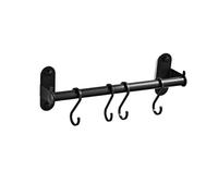 NJIEzhao Étagère de rangement murale for cuisine, support à suspendre avec crochet, porte-serviettes, armoire casseroles, étagère, porte-couverts Support de Cuisine Mural(Color 1-30)