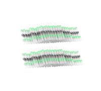 NJIEzhao Gaine Thermorétractable Lot de 100 ou 1000 connecteurs de Fils à souder Verts, étanches, thermorétractables, isolés Bout à Bout(100pcs)